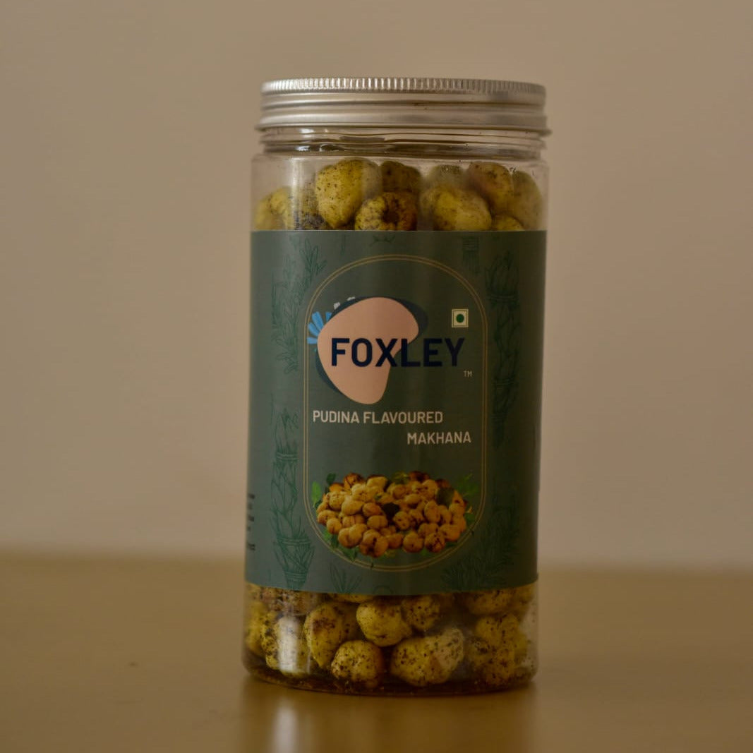 Mint Flavoured Makhana- 140g Jar